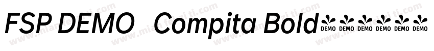 FSP DEMO   Compita Bold字体转换